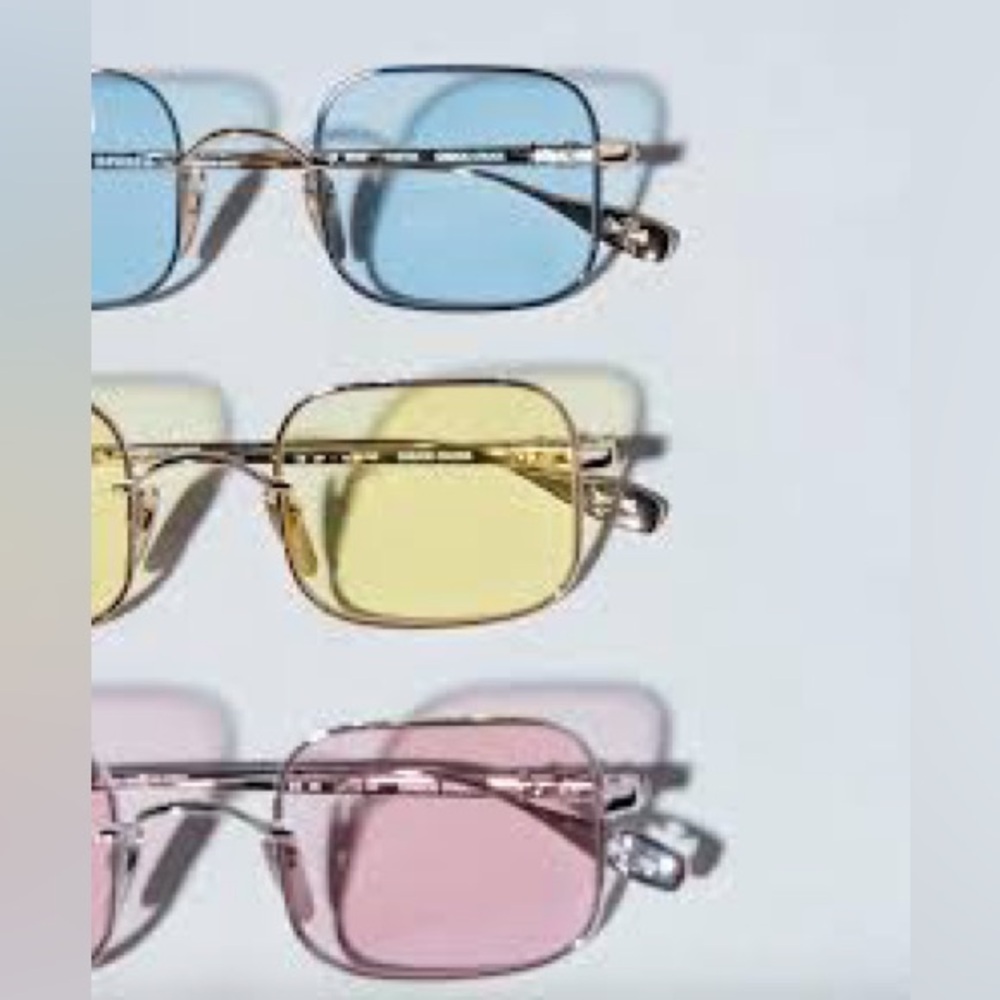 Chrome Hearts Silver Sunglasses with Pink Lenses
